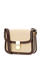 Canvas and leather small Grace crossbody bag -  | Wise