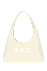 Chalk synthetic leather small Ninon shoulder bag -  | Wise