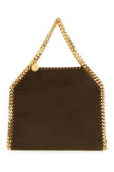 Chocolate alter suede Falabella handbag -  | Wise