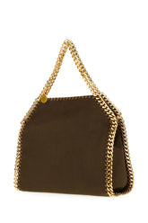 Chocolate alter suede Falabella handbag -  | Wise