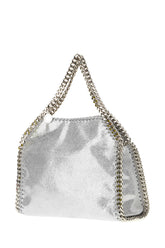 Silver synthetic leather mini Falabella handbag -  | Wise