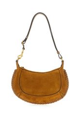 Beige suede Oskan moon shoulder bag -  | Wise