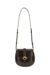 Dark brown leather Altay shoulder bag -  | Wise