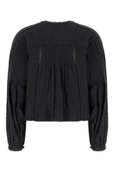 Blusa in cotone nero -  | Wise