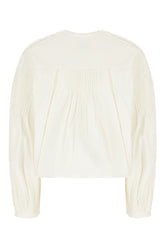 Ivory cotton blouse -  | Wise