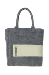 Melange grey cotton Yenky shopping bag -  | Wise
