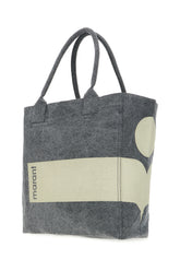 Melange grey cotton Yenky shopping bag -  | Wise