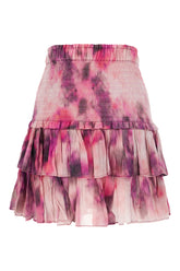 Minigonna in cotone stampato -  | Wise