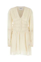Ivory viscose blend dress -  | Wise