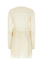 Ivory viscose blend dress -  | Wise