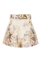 Printed polyester Rebellion shorts -  | Wise