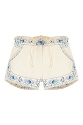 Printed cotton Wanderlust shorts -  | Wise