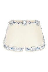 Printed cotton Wanderlust shorts -  | Wise