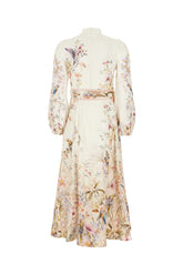 Printed polyester Rebellion shirt dress -  | Wise