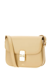 Borsa a tracolla Grace piccola in pelle cappuccino -  | Wise