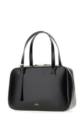 Black leather Virginie handbag -  | Wise