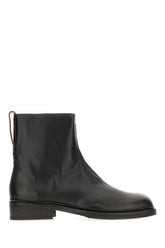 Black leather ankle boots -  | Wise