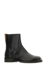 Black leather ankle boots -  | Wise