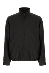 Black cupro bend jacket -  | Wise