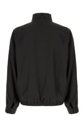 Black cupro bend jacket -  | Wise