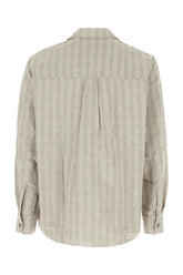 Embroidered linen shirt -  | Wise