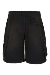 Black cotton bermuda shorts -  | Wise