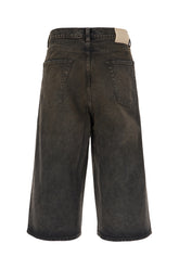 Charcoal denim bermuda shorts -  | Wise