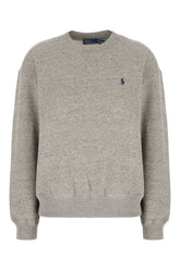 Felpa in cotone grigio melangé -  | Wise