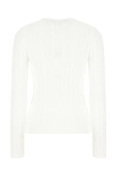 Maglione in cotone bianco -  | Wise