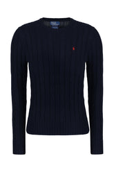Maglione in cotone blu notte -  | Wise