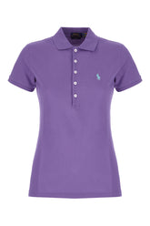 Polo in piquet viola -  | Wise