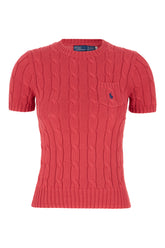 Coral cotton sweater -  | Wise