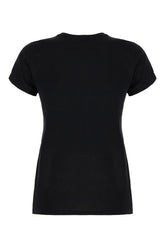 Black cotton t-shirt -  | Wise