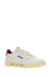 White leather Medalist sneakers -  | Wise