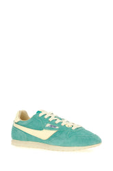 Mint green suede Windspin sneakers -  | Wise
