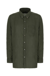 Camicia in lyocell verde scuro -  | Wise