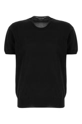 Black cotton t-shirt -  | Wise