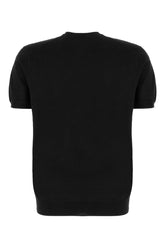Black cotton t-shirt -  | Wise