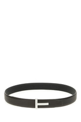 Black leather belt -  | Wise