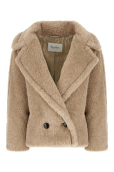 Sand alpaca blend coat -  | Wise