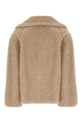 Sand alpaca blend coat -  | Wise