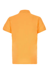 Fluo orange piquet polo shirt -  | Wise