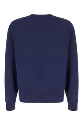 Navy blue cotton blend sweatshirt -  | Wise