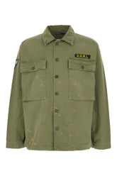 Army green cotton shirt -  | Wise