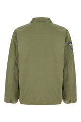 Army green cotton shirt -  | Wise