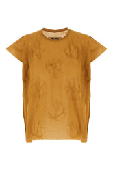 Ochre cotton blend sweater -  | Wise