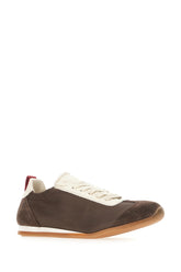 Chocolate leather sneakers -  | Wise