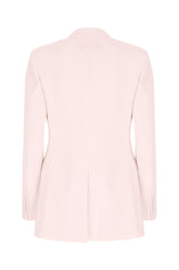 Pastel pink wool blazer -  | Wise