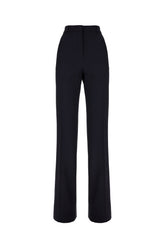 Midnight blue wool pants -  | Wise