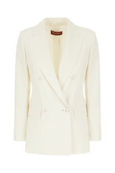Ivory wool blazer -  | Wise